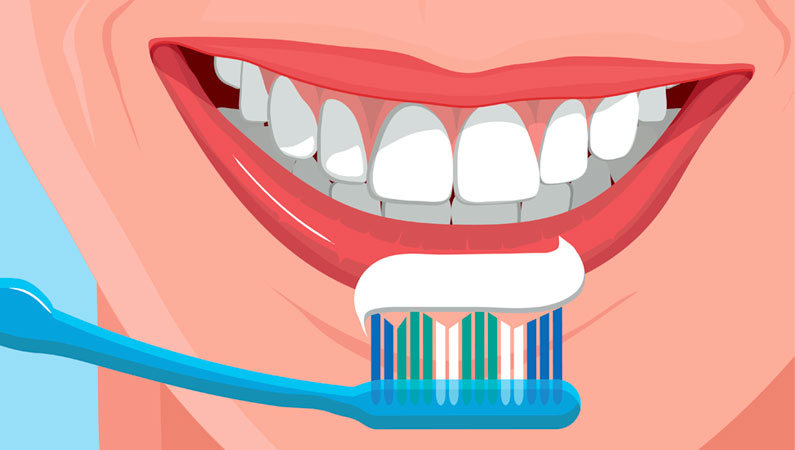 Husk mellemrummene mellem tænderne, når børster tænder